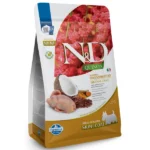 Farmina N&D Quinoa Quail Coconut & Turmeric Skin & Coat Adult Mini Dog Dry Food
