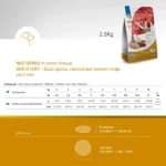 Farmina N&D Quinoa Quail Coconut & Turmeric Skin & Coat Adult Mini Dog Dry Food - Image 7