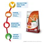 Farmina N&D Pumpkin Chicken & Pomegranate Grain Free Starter Puppy Dog Dry Food - Image 5
