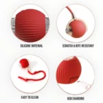 Automatic Rotating Interactive LED Ball for Cats, Kittens and Puppies - Image 2