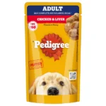Pedigree Chicken and Liver Chunks in Gravy Adult Dog Wet Food (130g) - Image 17