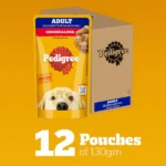 Pedigree Chicken and Liver Chunks in Gravy Adult Dog Wet Food (130g) - Image 15