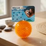 Premium Light-Up Squeaky Spike Dog Ball
