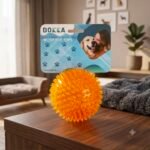 Premium Light-Up Squeaky Spike Dog Ball - Image 7