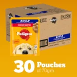 Pedigree Chicken and Liver Chunks in Gravy Adult Dog Wet Food 70g - Image 15