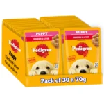 Pedigree Chicken & Liver Chunks in Gravy Puppy Wet Dog Food 70g - Image 8