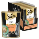 Sheba Chicken With Tuna In Gravy Adult Cat Wet Food - Image 11