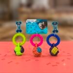 Spike Ring Cotton Ball Toy For Dogs