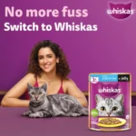 Whiskas Adult Ocean Fish Wet Cat Food - 80g - Image 3