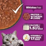 Whiskas Adult Ocean Fish Wet Cat Food - 80g - Image 9