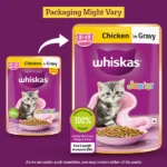 Whiskas Kitten Chicken in Gravy Wet Food - 80g - Image 5